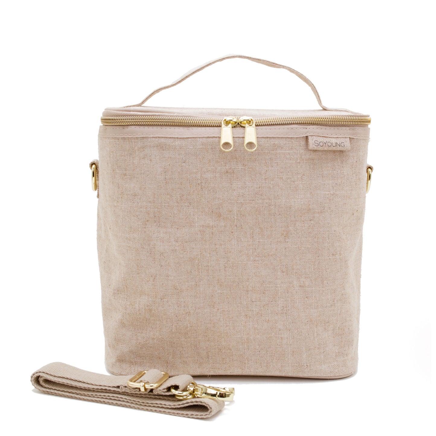 SoYoung Insulated Lunch Bag Ecru Linen Singapore