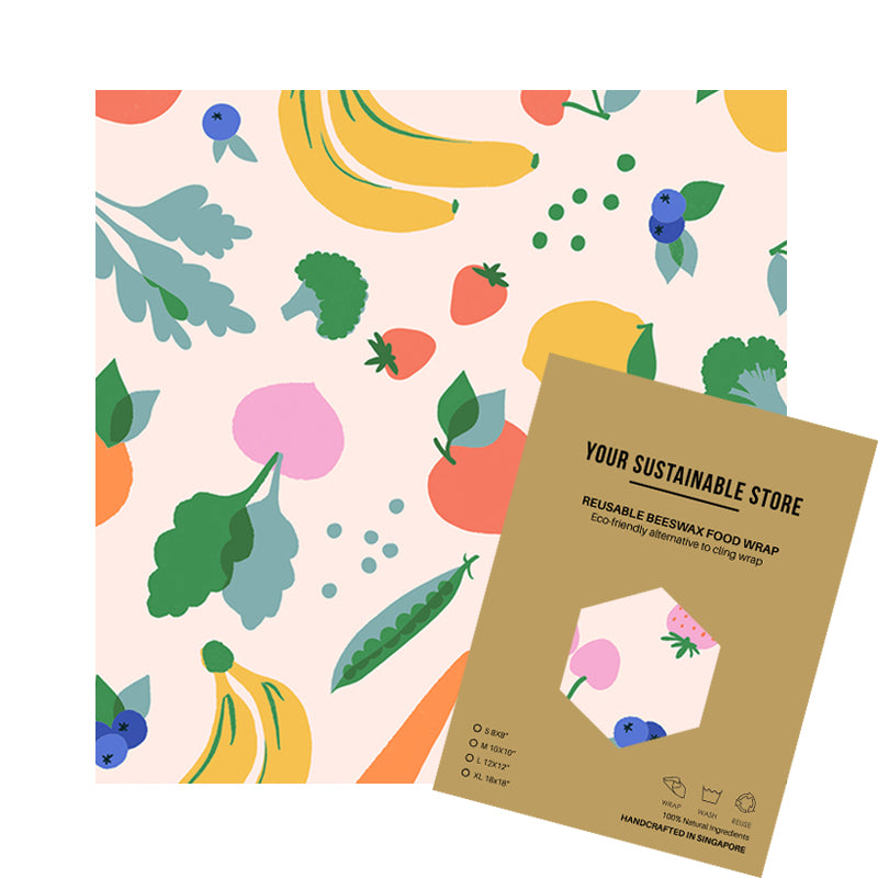 Beeswax Wrap Medium Fruit Salad Singapore