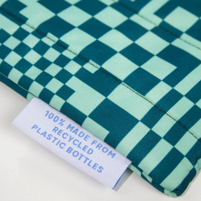 Kind Bag Recycled Plastic Laptop Sleeve Trippy Check Singapore