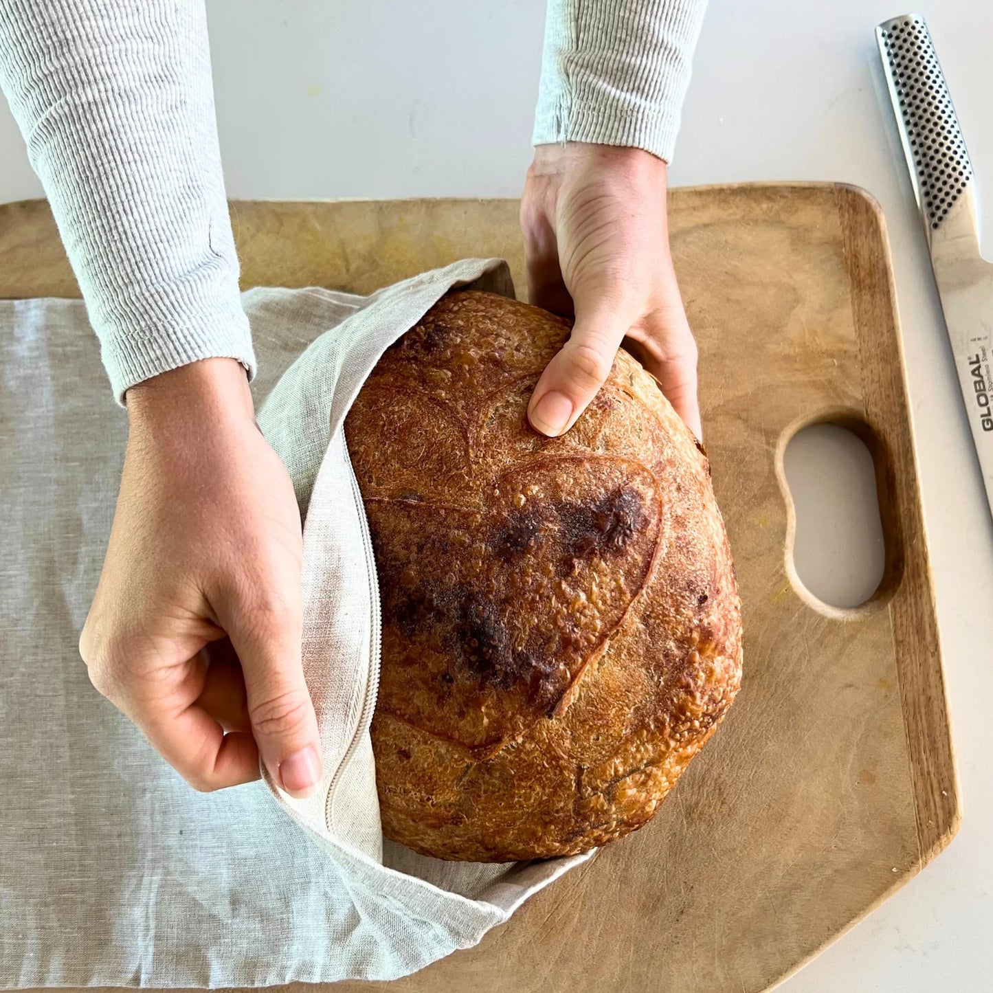 Ever Eco Reusable Linen Bread Bag Singapore