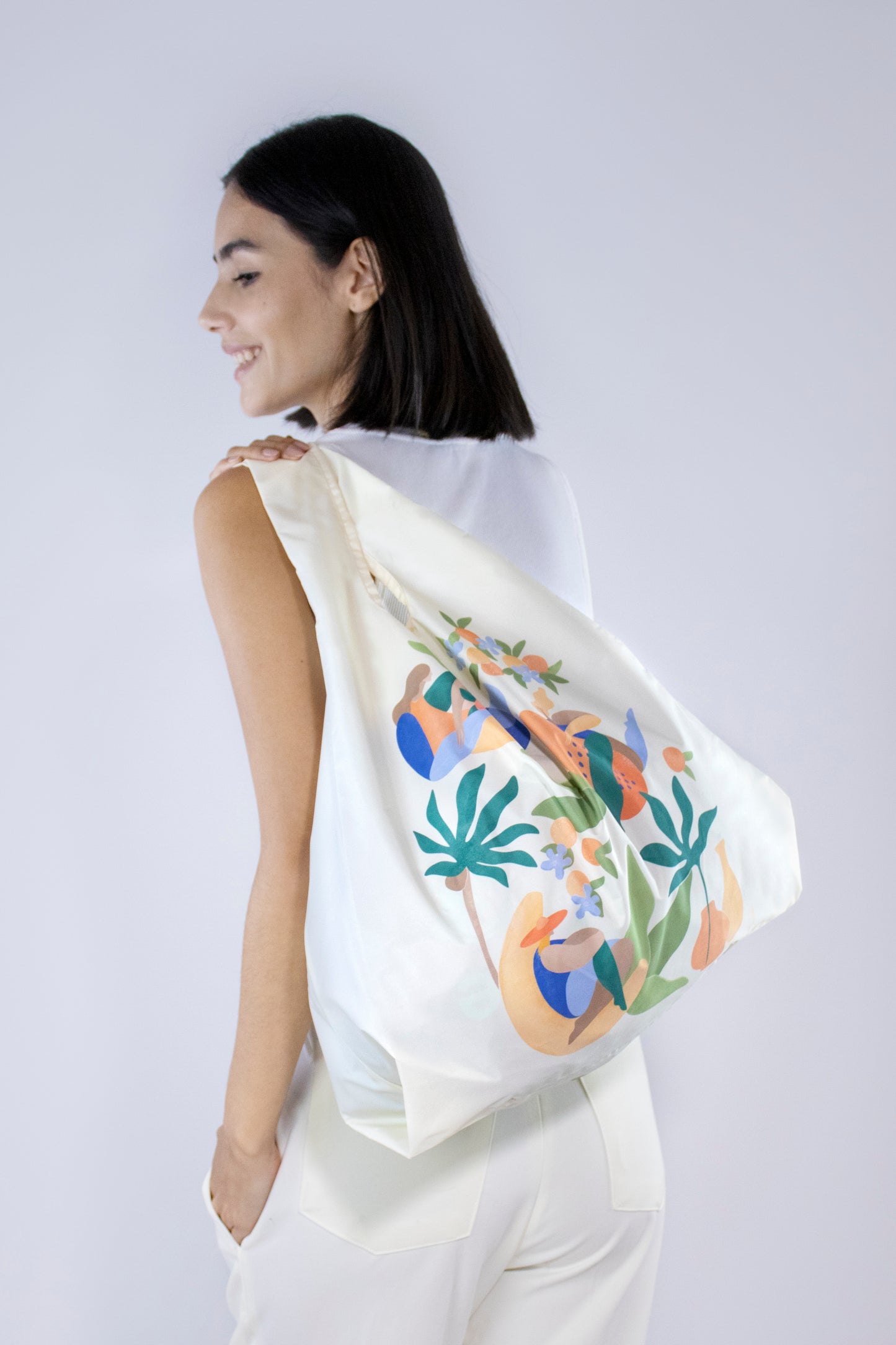 Kind Bag Recycled Plastic Reusable Bag Maggie Stephenson Fruit Cabana Singapore