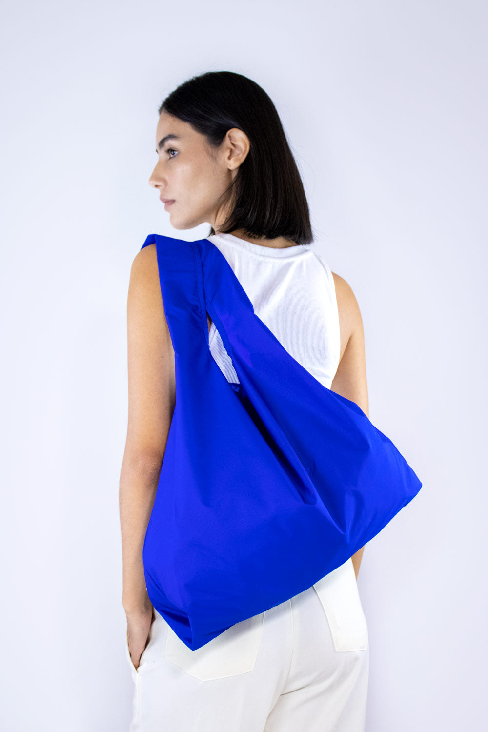 Kind Bag Recycled Plastic Reusable Bag Sapphire Blue Singapore