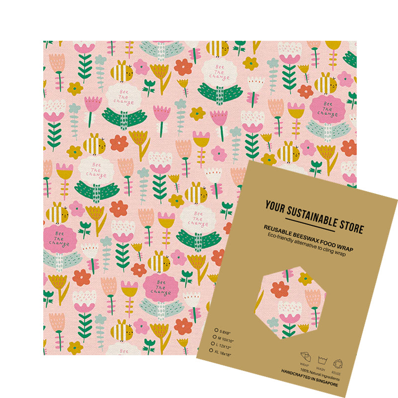 Beeswax Wrap Medium Spread Positivity Singapore