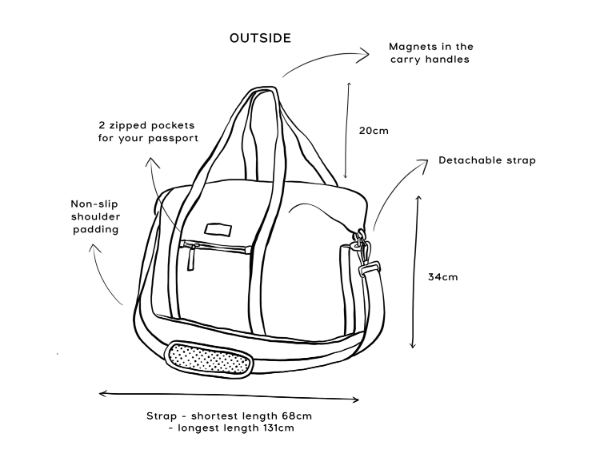 Kind Bag Recycled Plastic Weekender Travel Bag Singapore