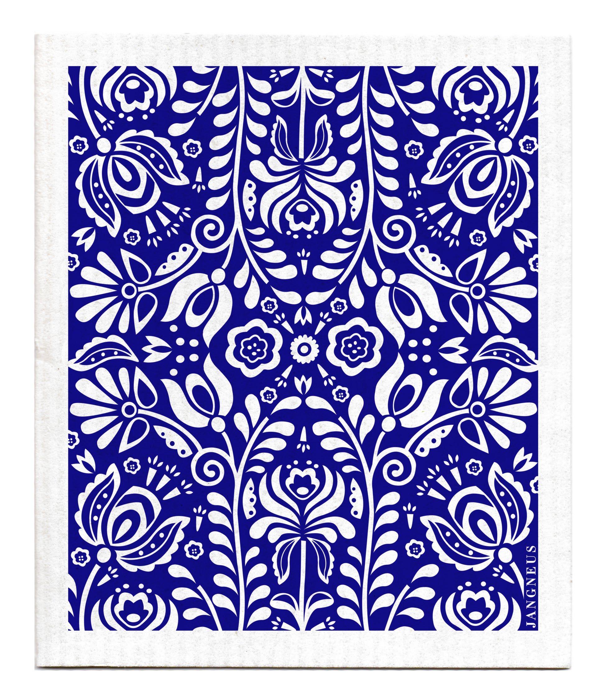 Jangneus Swedish Dishcloth Blue Scandi Bloom Singapore