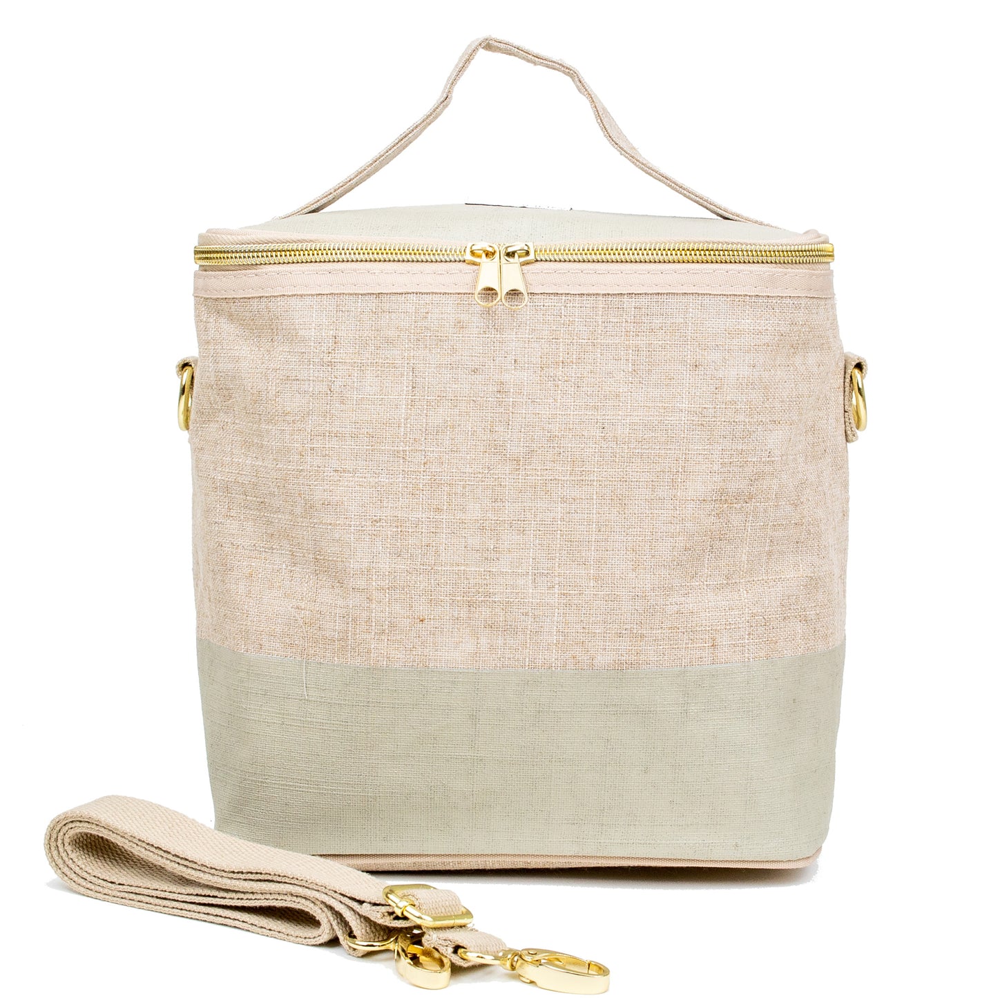 SoYoung Insulated Lunch Bag Cement Block Linen Singapore