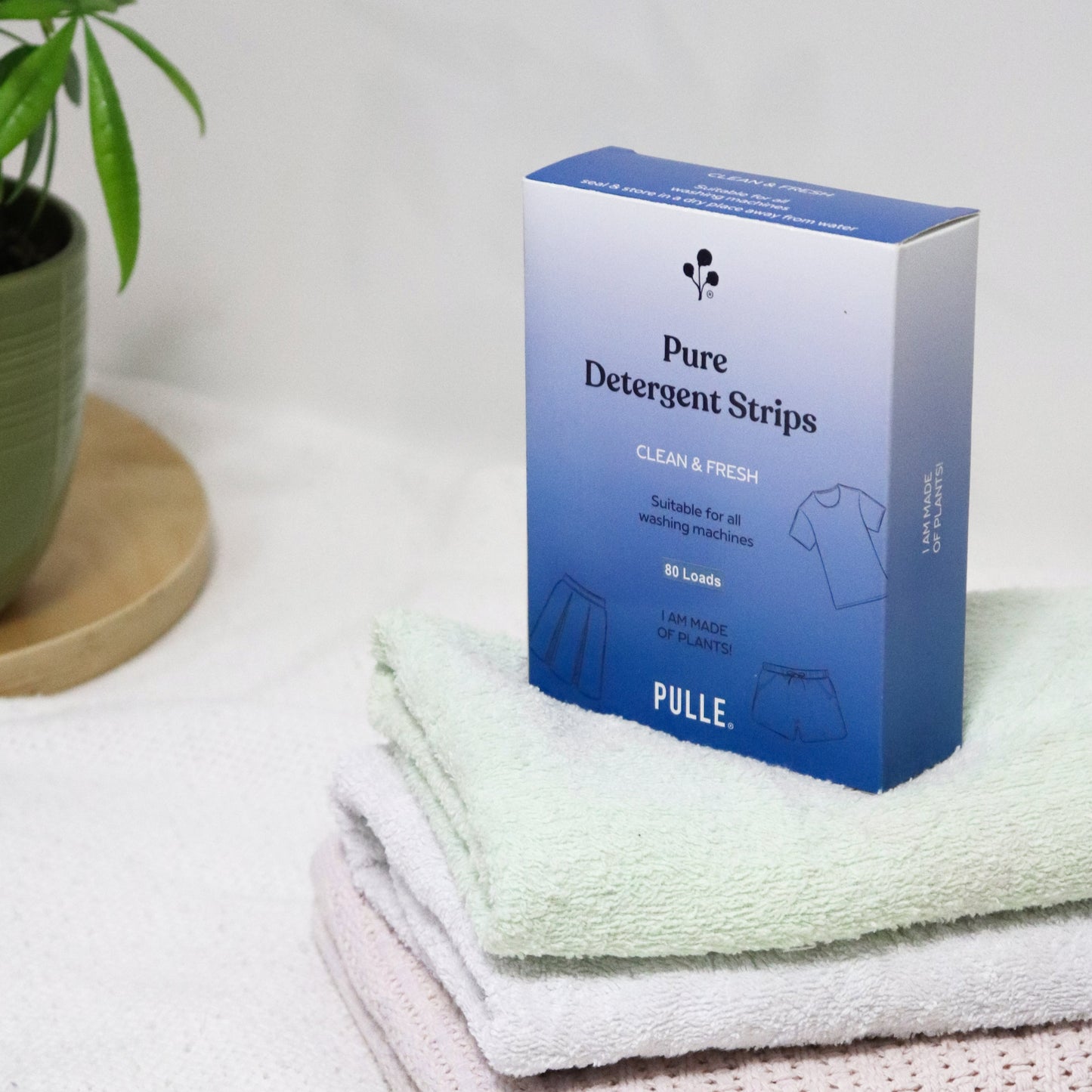 Pulle Wellness Space Saving Plastic Free Laundry Detergent Strips Singapore