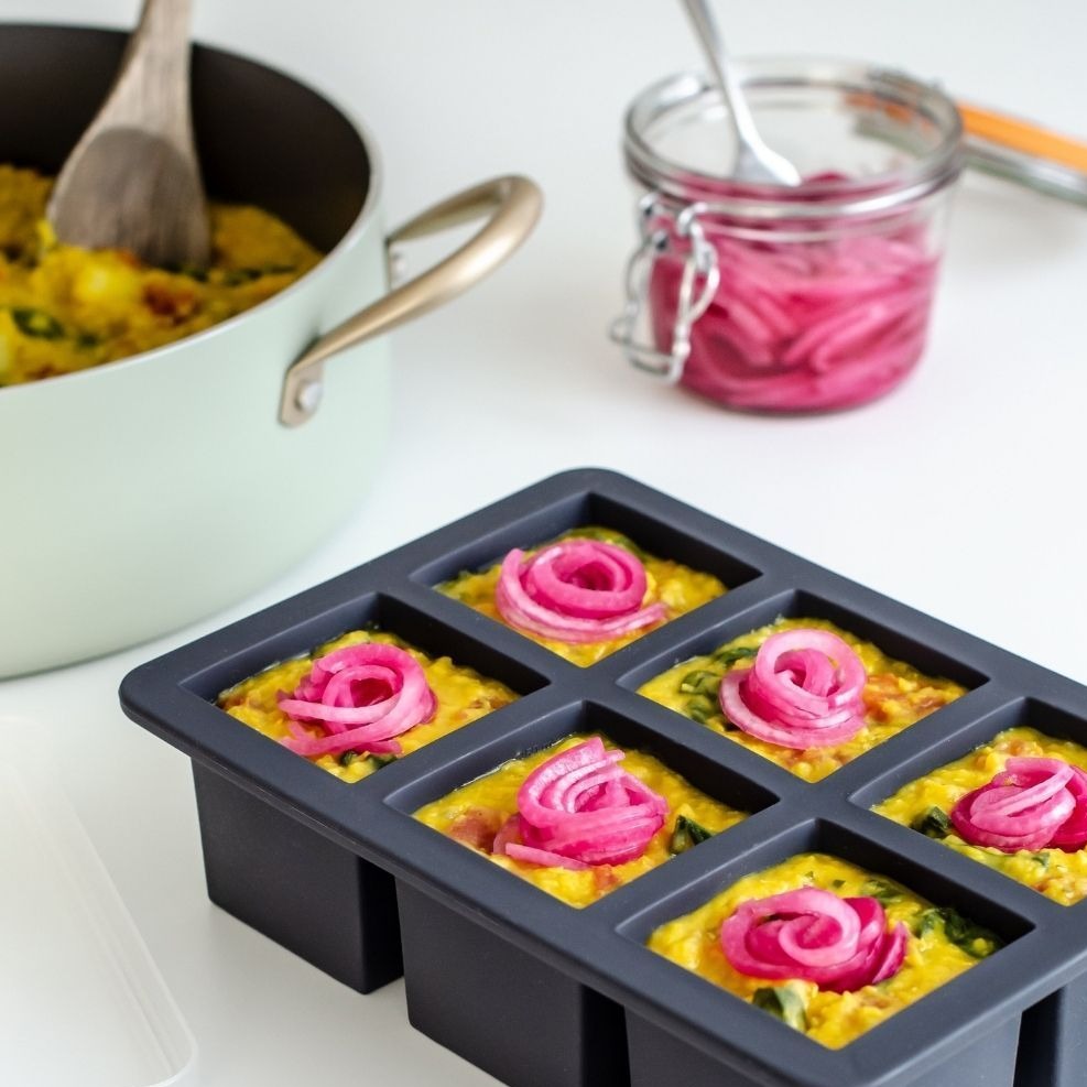 W&P Design Silicone Cup Cube Freezer Tray Charcoal Singapore