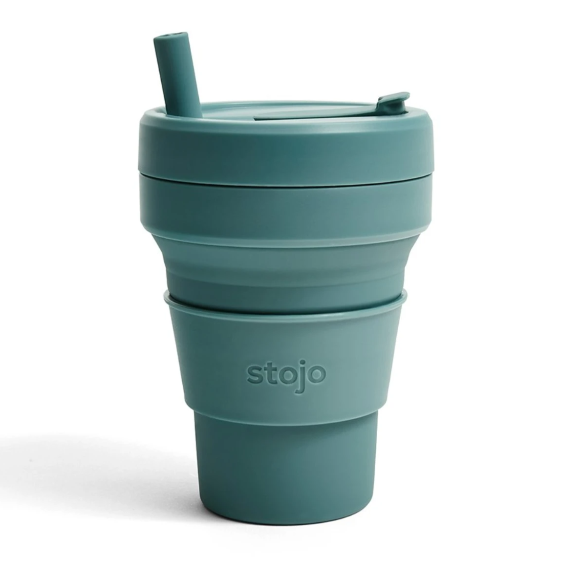 16oz Stojo Biggie Eucalyptus Collapsible Cup Singapore