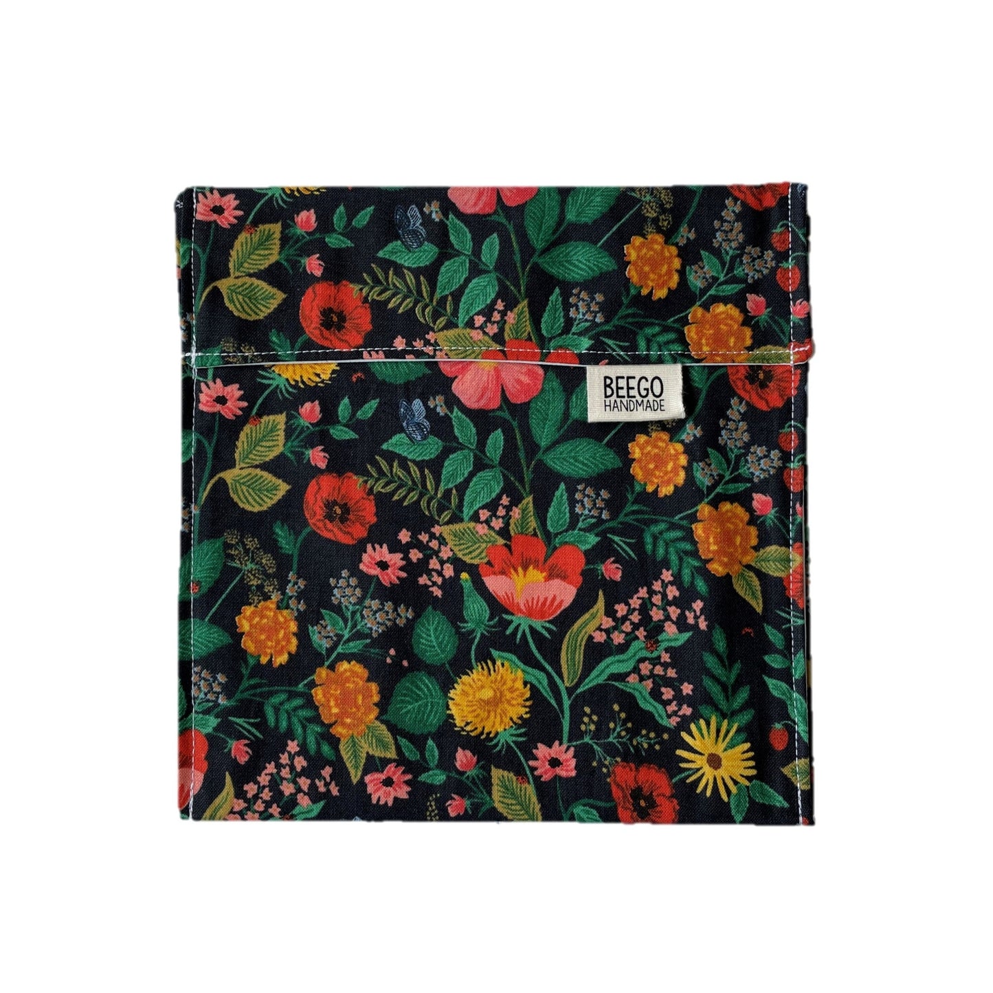 Reusable Snack and Sandwich Bag French Floral Singapore