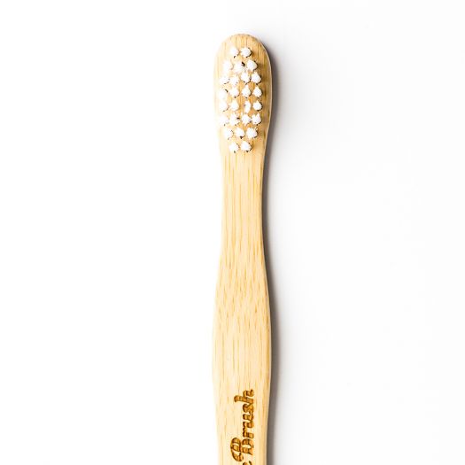 Bamboo Toothbrush Kids White