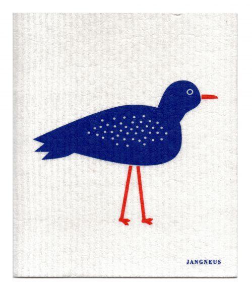 Swedish Dishcloth Blue Bird