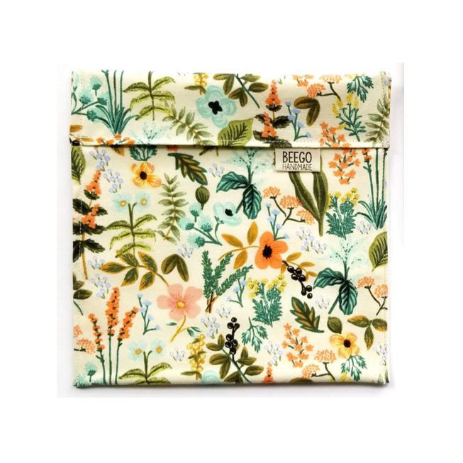 Reusable Snack and Sandwich Bag Secret Garden Singapore