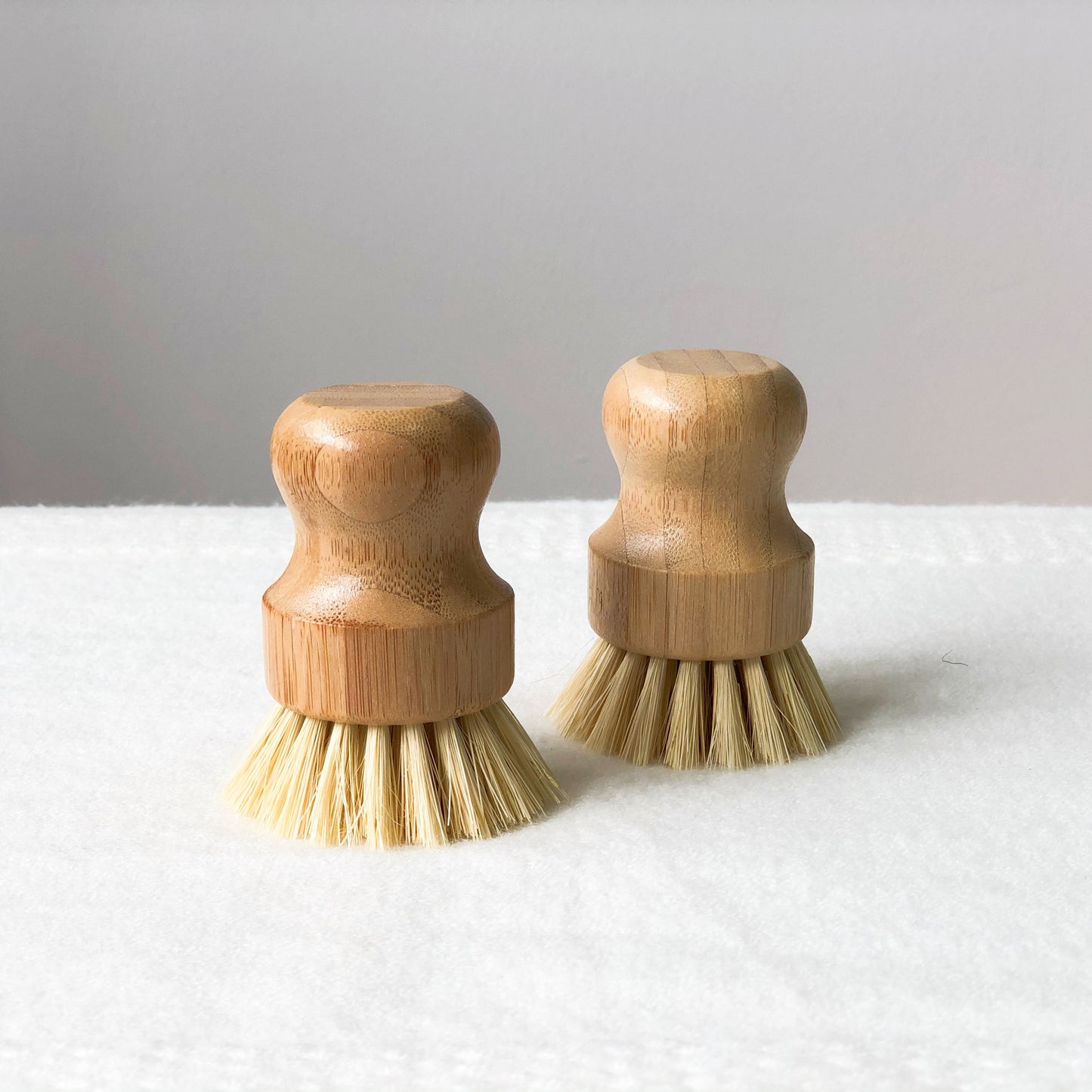 Short Handle Bamboo Dish Washing Brush with Plant Fibre Bristles Singapore