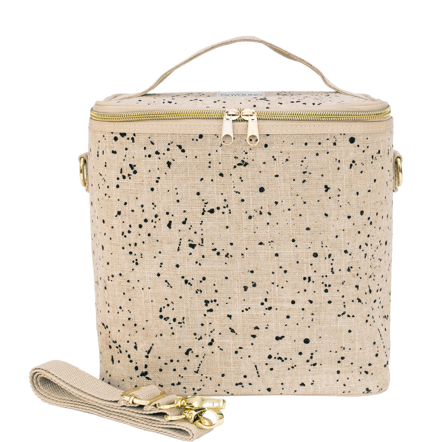 SoYoung Insulated Lunch Bag Splatter Linen Singapore