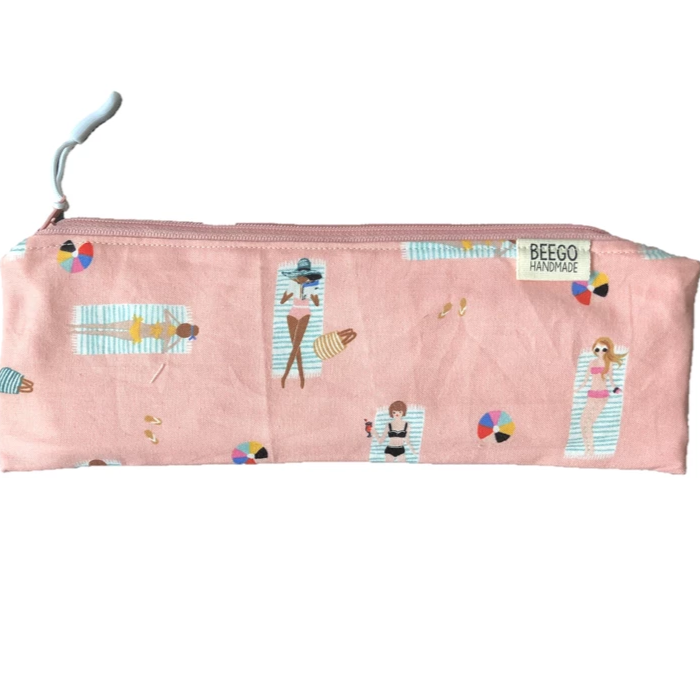 Travel Bamboo Cutlery Pouch Set Summer Girls Singapore