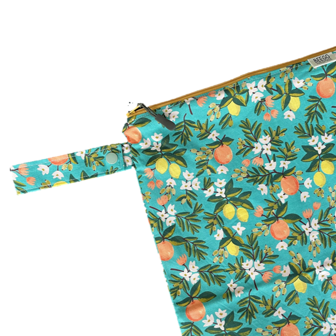 Wet Bag Teal Citrus Singapore