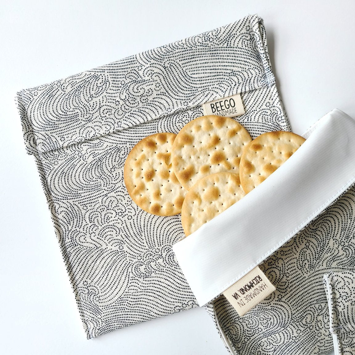 Reusable Snack and Sandwich Bag Waves Singapore