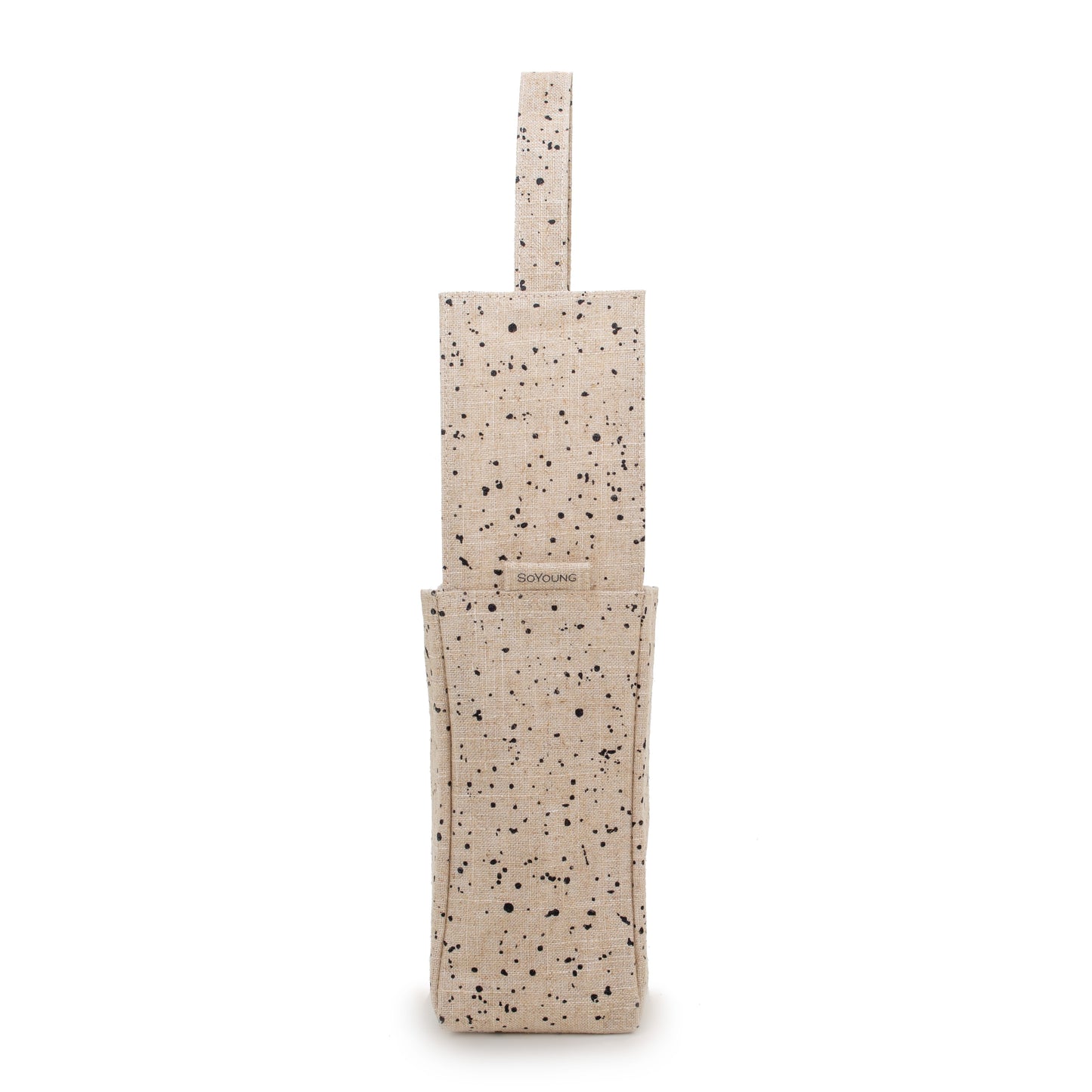 SoYoung Insulated Bottle Carrier Bag Linen Splatter Singapore