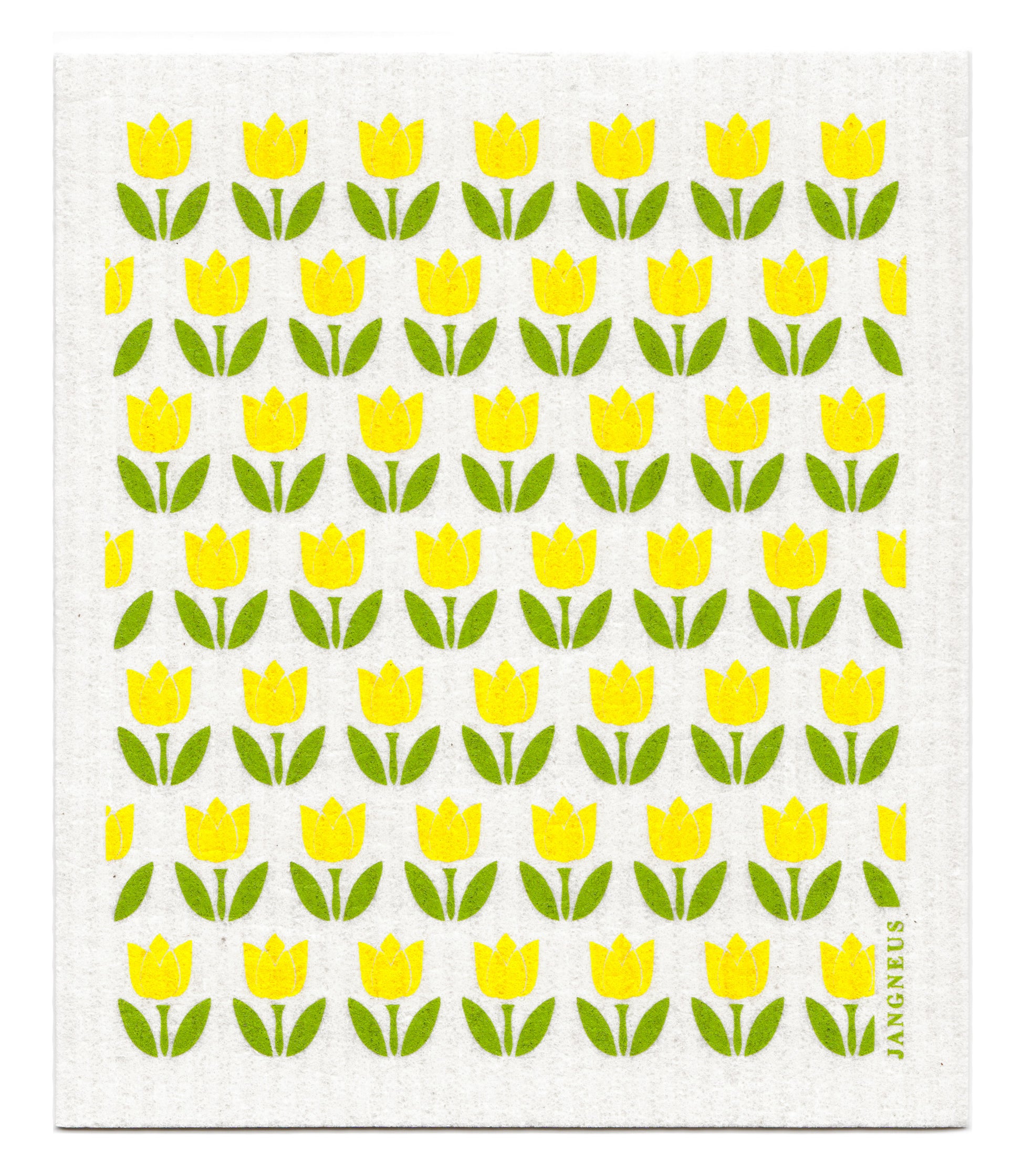 Swedish Dishcloth Yellow Tulip