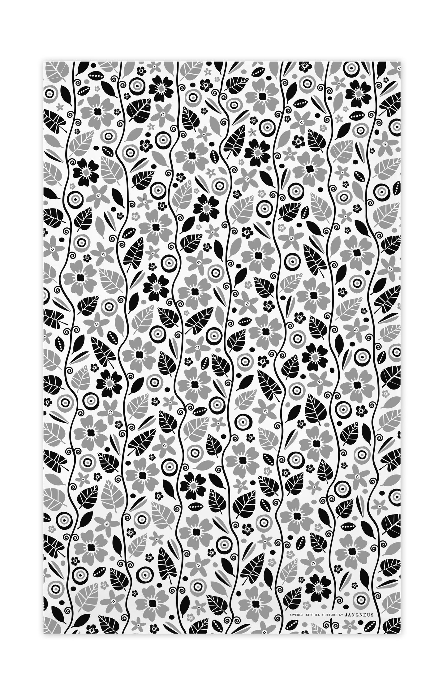 Jangneus Black Garden Tea Towel Singapore