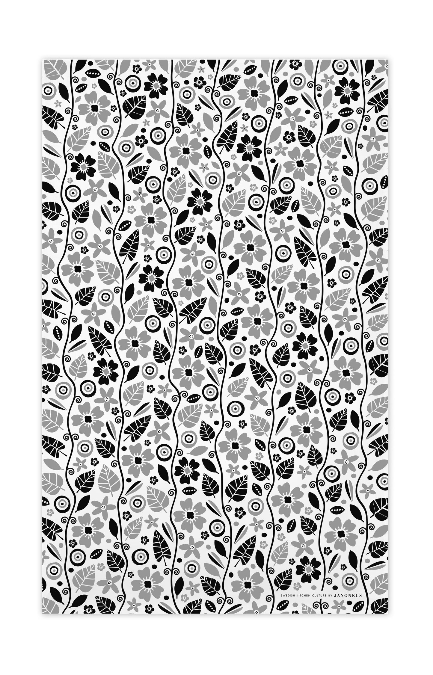 Jangneus Black Garden Tea Towel Singapore