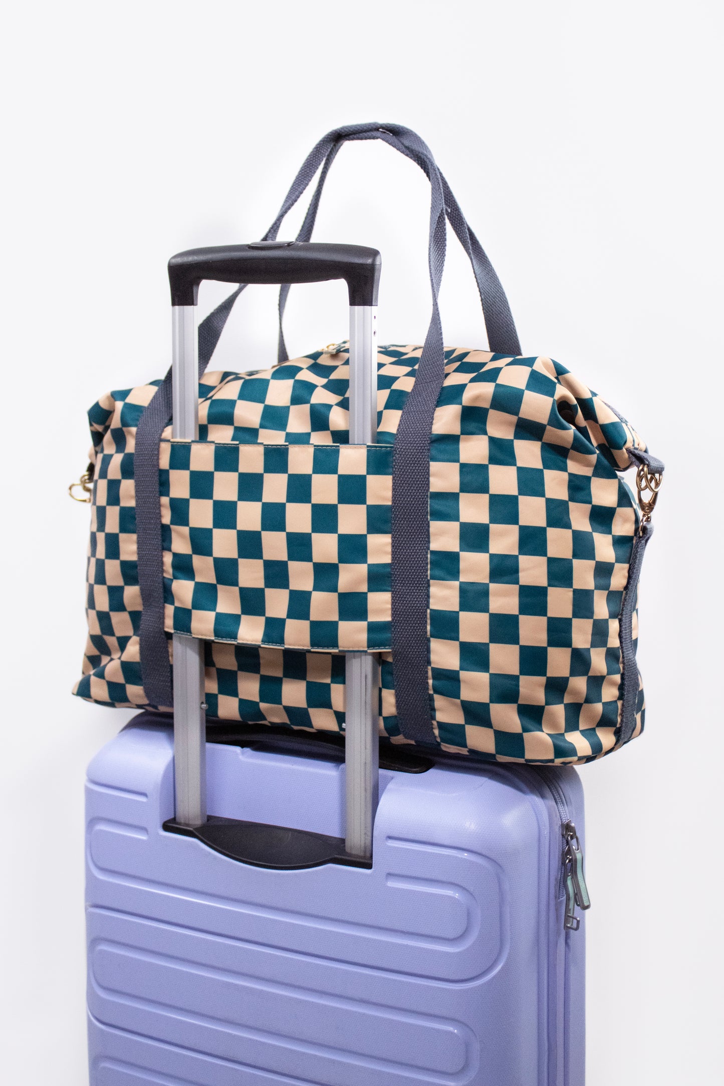 Kind Bag Recycled Plastic Weekender Travel Bag Checkerboard Singapore