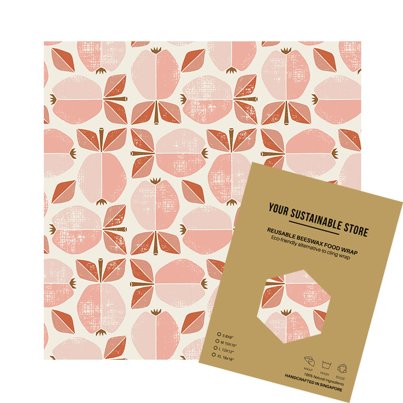 Beeswax Wrap Large Pink Lady Singapore