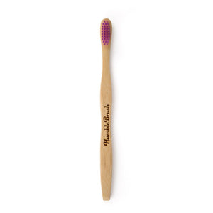 The Humble Co Adult Bamboo Purple Toothbrush Singapore