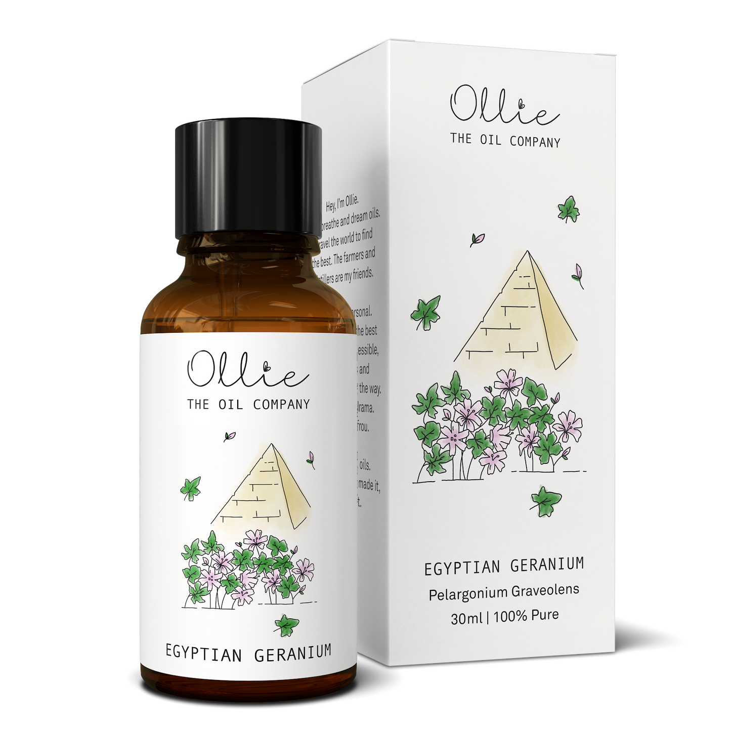 Sustainably Sourced Pure Egyptian Geranium Essential Oil Singapore