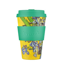 Ecoffee Cup Bamboo Fibre Takeaway Cup Van Gogh Museum Irises 14oz 400ml Singapore
