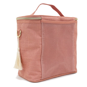 SoYoung Insulated Lunch Bag Muted Clay Linen Singapore