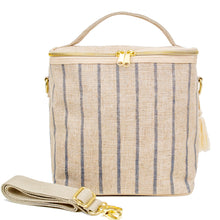 SoYoung Insulated Lunch Bag Pinstripes Linen Singapore