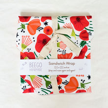 Beego Handmade Sandwich Wrap Poppies Singapore