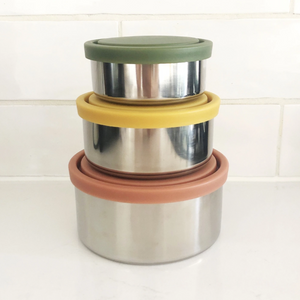 EverEco Stainless Steel Round Nesting Containers Autumn Singapore