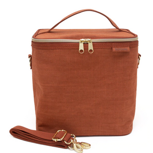SoYoung Insulated Lunch Bag Rust Linen Singapore
