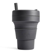 16oz Stojo Biggie Brooklyn Collection Carbon Collapsible Cup Singapore