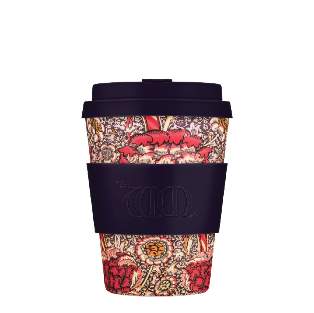 Ecoffee Cup Bamboo Fibre Takeaway Cup William Morris Wandle 12oz 350ml Singapore