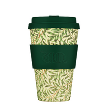 Ecoffee Cup Bamboo Fibre Takeaway Cup William Morris Willow 14oz 400ml Singapore
