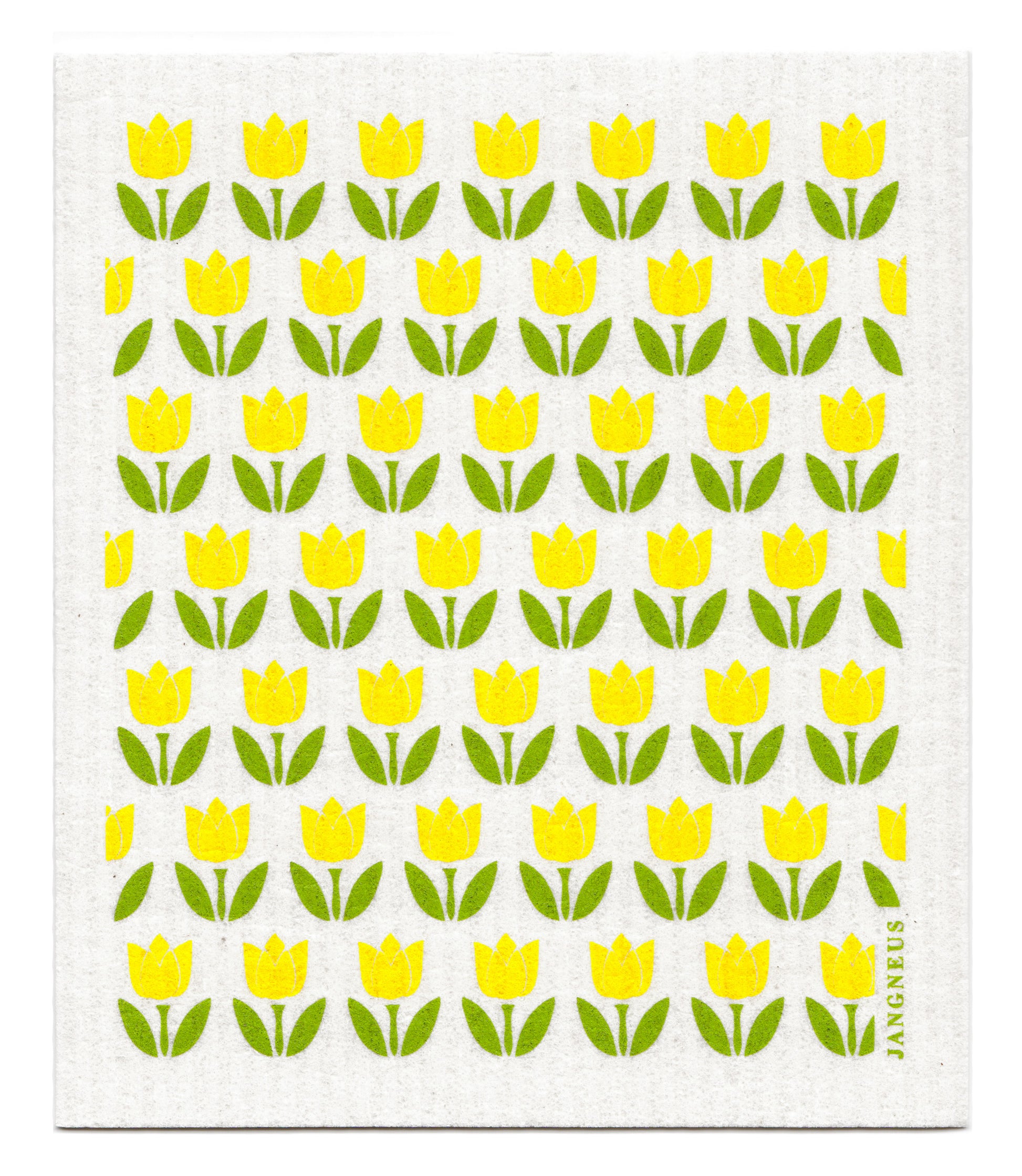 Swedish Dishcloth Yellow Tulip